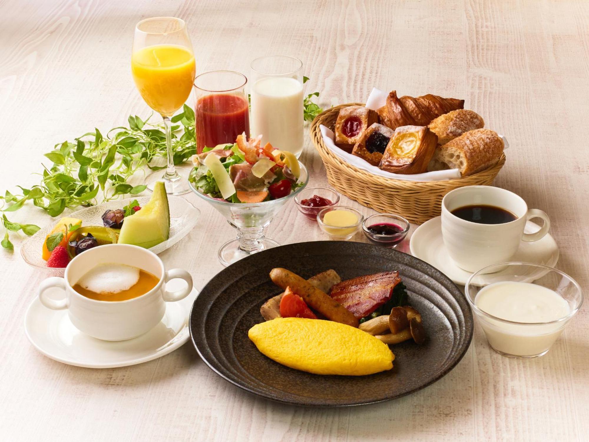 Hotel Granvia Kioto Exterior foto A typical breakfast
